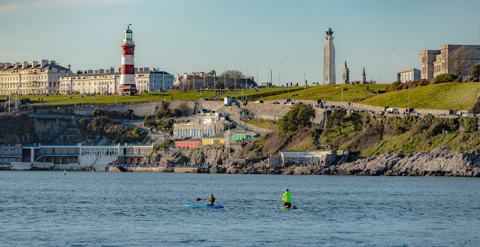 Plymouth on the water